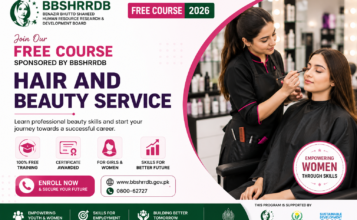 BBSHRRDB Beautician Students – E-Rozgar Institute Karachi